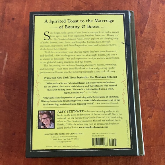 🥃🌱 THE DRUNKEN BOTANIST by Amy Stewart 🌿🍹 - Picture 2 of 8